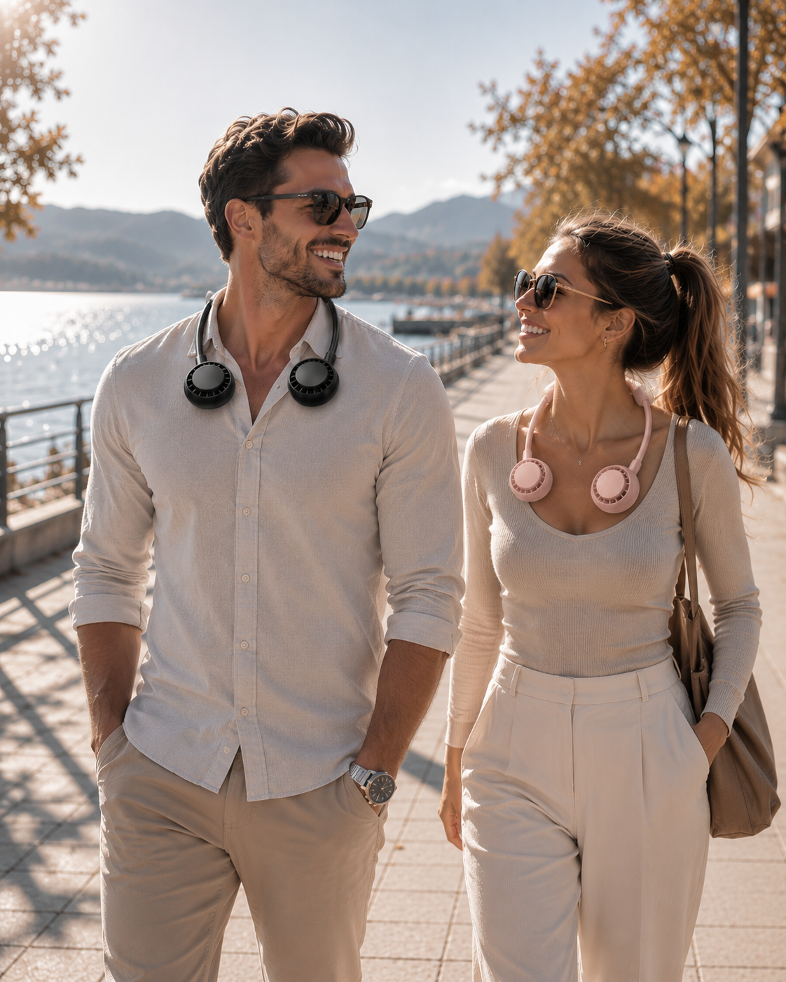 Hands-Free Cooling Neck Fan