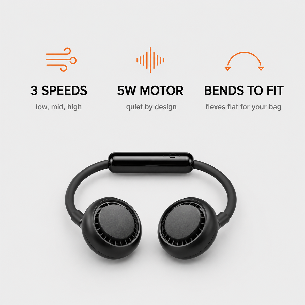 VoltraBreeze™ Hands-Free Neck Fan