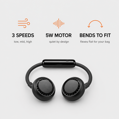 VoltraBreeze™ Hands-Free Neck Fan