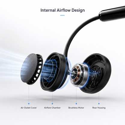VoltraBreeze™ Hands-Free Neck Fan